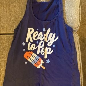 Funny maternity tank